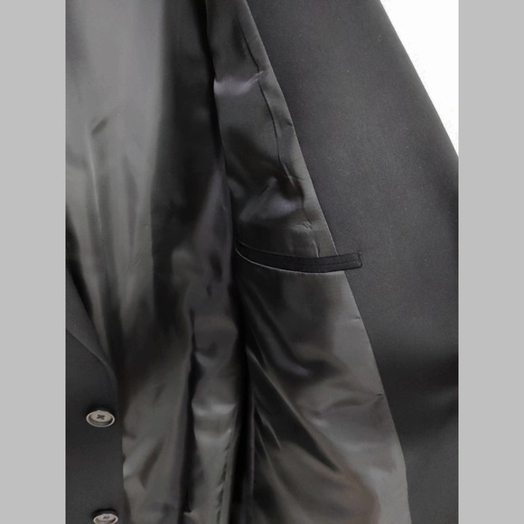 Dockers Men's Classic-Fit Black Suit Blazer Jacket - Picture 6 of 12